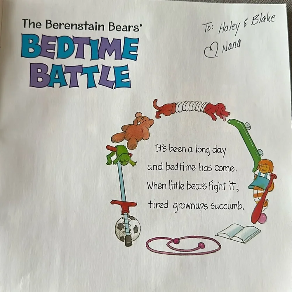 The Berenstain Bears’ “Bedtime Battle” Book!